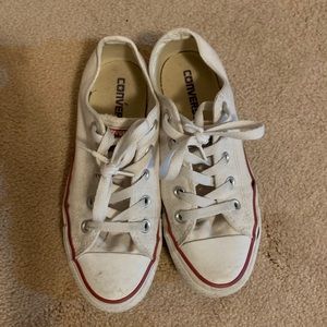 White Converse Low Top